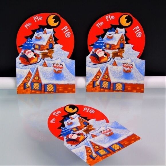 Vintage Christmas Greeting Cards 1980s England - Picture 2 of 6